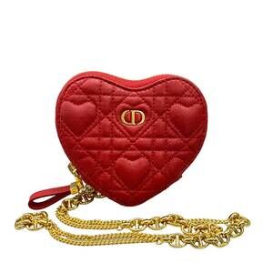 Christian Dior Dior Caro chain heart pouch Pouch